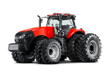 Obraz premium Trator vermelho