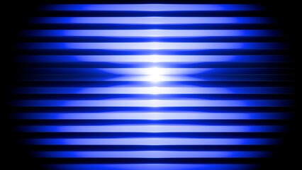 Electric Blue Neon Horizontal Lines Abstract Background, Futuristic Digital Technology and Warp Speed Concept, fractal glass