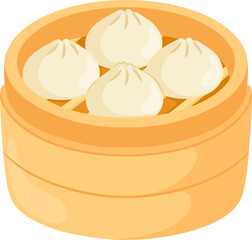 illustration dim sum