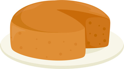 illustration chinese cake