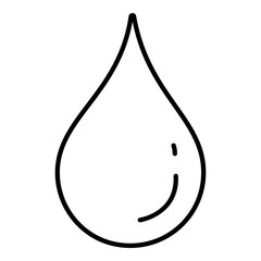 Vector Outline Icon - Water Drop