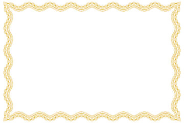 gold frame with a border