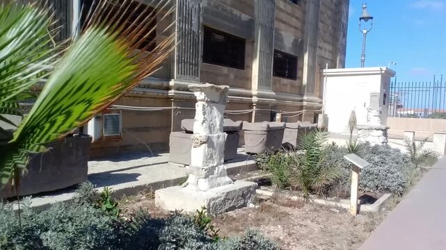 The Ancient Cemetery of Shatby (Chatby) is located in Chatby, Alexandria, Egypt. Perhaps it was customised for one big family. It was expanded later. It dates back to the third century BC.