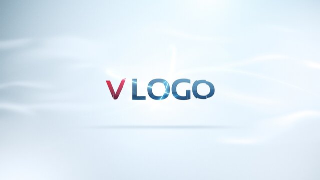 Clean White Logo Intro
