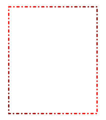 Frame for design, line and dot combination