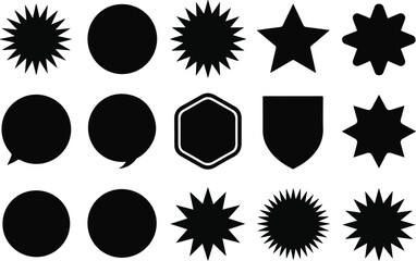 Shape icons for graphic design