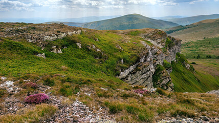 Mountainous Summer Landscape from Tri Cuke Peak