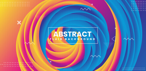 Modern colorful glossy fluid wave background design vector with dynamic motion ribbon for presentations, branding kits, and creative print designs.