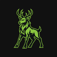 Deer illustration design