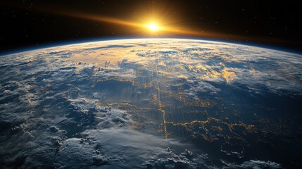 Cloud to edge computing data visualization over Earth