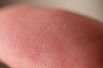 Fototapeta premium Close-up fingerprint analysis laboratory setting macro scientific exploration intimate perspective