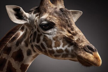 Giraffe's gentle gaze in twilight, Serengeti's sentinel, whimsical neck ballet, perfect for World Wildlife Day musings