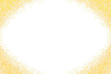 golden paint splash frame