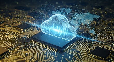 Global cloud computing network and data storage utility powered by an advanced central processing unit for sustainable information technology