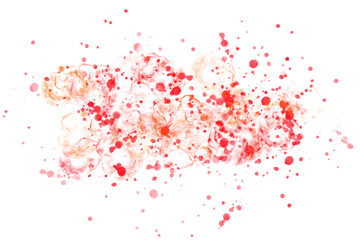watercolor abstract splash white transparent background 