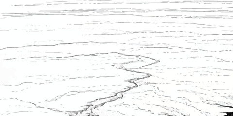 Obraz premium Abstract white background with gray lines and a winding crack texture effect.