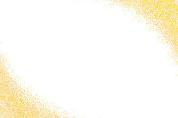 golden paint splash frame