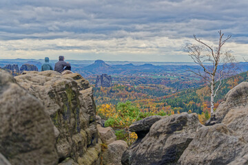 Herbststimmung im Elbsandsteingebirge