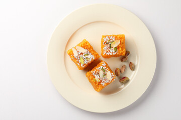 Moti Pak or Motichur barfi/motichoor burfi is a popular indian sweet 