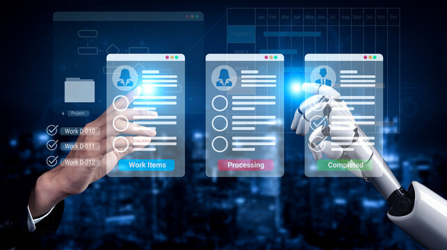 AI optimizing workflow processes with automated tracking and smart task management for efficient project completion across teams Parse