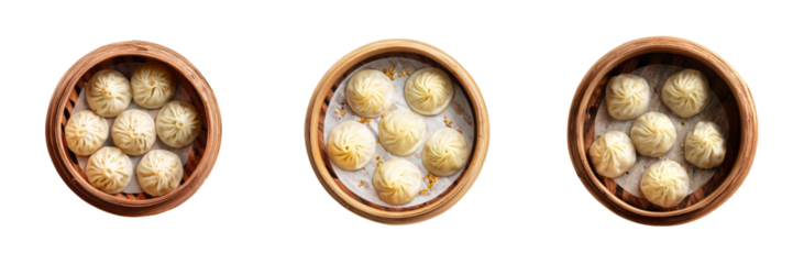 Delicious dumplings steamed to perfection culinary delight transparent background food art