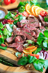 Keto Steak Salat
