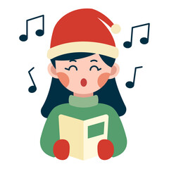 This christmas carol illustration is suitable for Christmas Event.