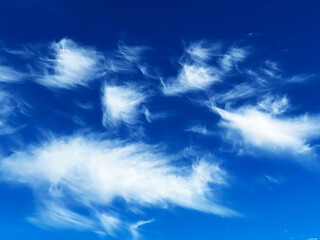 Cirrus cloud or Ci (high cloud made of ice crystals), Switzerland - Cirrus oder Zirrus (reine Eiswolke in grosser Höhe), Schweiz - Cirruswolken oder Federwolken