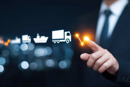 A vibrant digital bay where review methods guide logistics recalibration and resources planning while organization energy boosts sales evolution and nurtures value throughout operation