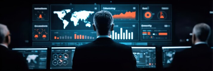 A strategic command room where interaction leads compliance as partnership organizes logistics and networking to create stable profit through seamless collaboration