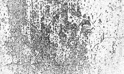Black and White Monochrome Distressed Grunge Texture Background