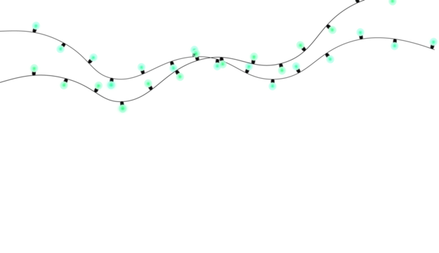 String lights glowing on a black background - Powered by Adobe