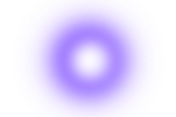 Light effect with purple and blue glow