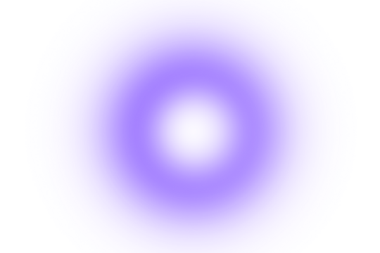 Light effect with purple and blue glow