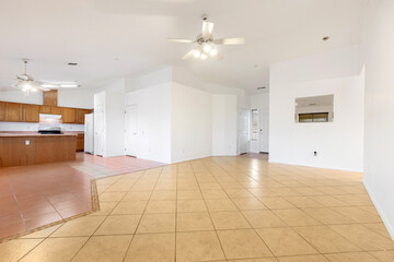airy open layout, bright and spacious contemporary interior offering versatile openconcept arrangement