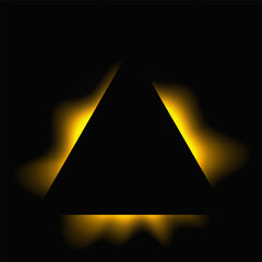 Triangle illuminate light frame