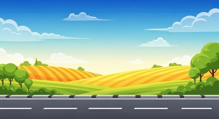 Nature Vector Background Illustration