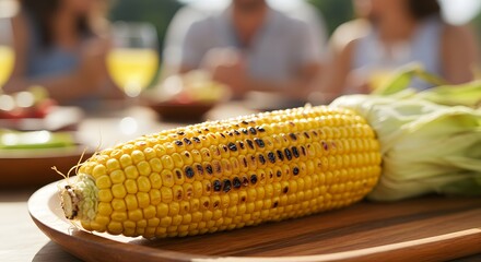 Grilled corn on the cob summer barbecue recipe delicious side dish easy grilling outdoor meal fresh produce