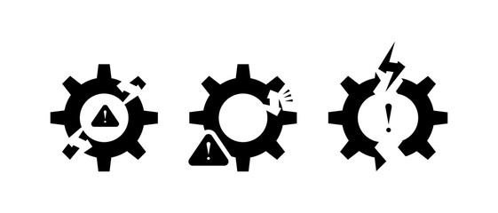 disruption icon vector illustration. disruption black style icon.