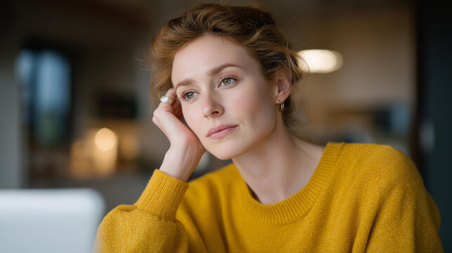 A freelancer in a cozy home office reacting to a meeting reminder on their productivity app while adjusting their workspace — independent workflow management, digital scheduling tools, and modern