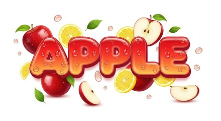 Fresh Apple Illustration