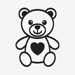 Teddy Bear Toy Illustration Vector

Cute Bear with Heart Symbol

Children&rsquo;s Toy Bear Icon