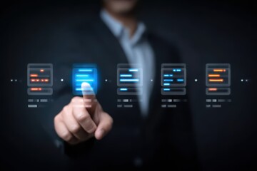 The avatar interacted with the browser sending feedback to the server while binary transactions updated the database and connectivity remained stable across all systems