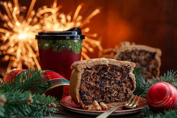 Traditional Scottish Hogmanay Homemade Black Bun