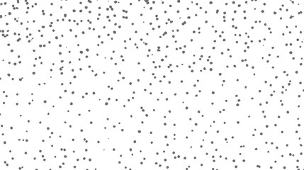 Scattered irregular grey dots on a plain white background creating a textured pattern vector