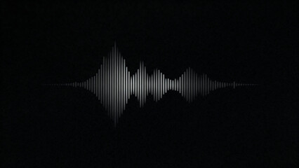 Abstract waveform pattern on dark background