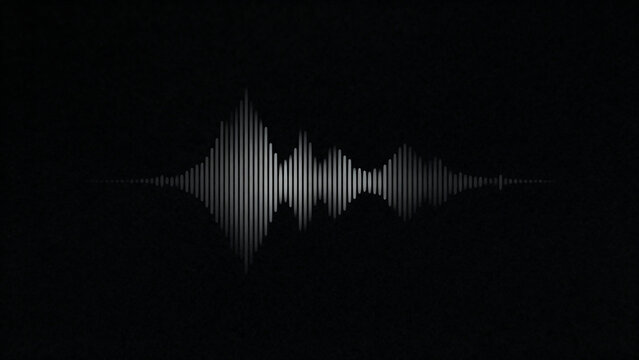 Abstract waveform pattern on dark background