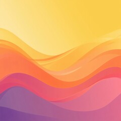 Vibrant Summer Gradient Waves Background for Seasonal Branding and Marketing Materials