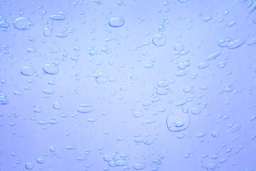 Water gel cosmetic serum, hair care or beauty calming gel smudge abstract background. Beauty product sample swatch