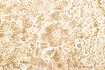 Cream gel yellow orange retinol, vitamin c, peptides or aha bha pha transparent cosmetic sample texture with bubbles backdrop